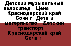 Детский музыкальный велосипед › Цена ­ 2 550 - Краснодарский край, Сочи г. Дети и материнство » Детский транспорт   . Краснодарский край,Сочи г.